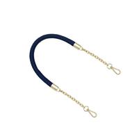 NUOBESTY Correa para Bolso Bandolera Mujer en Azul Hebilla Metálica y Diseño Trenzado de Cuero Sintético Grueso, Fácil de Instalar y Accesorio para Personalización