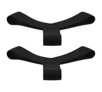 NUOBESTY Correas de fijación de Aletas de Buceo de Silicona Talla L 42-45 1 par para esnórquel y Piscina Negras Anti-Lost