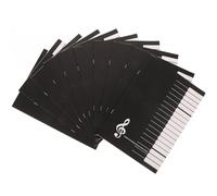 NUOBESTY Cuaderno de Partituras de 10 Piezas 18 Páginas Interiores, Papel Resistente al Manchado, Portátil para Práctica Musical y Composición Creativa
