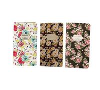 NUOBESTY cuaderno de tapa dura cuaderno vintage travelers notebook cuaderno dibujo cuadernos dibujo jott notepad diarios de papel marrón Computadora portátil diarios antiguos