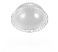 NUOBESTY Cubierta Base Resistente Hemisférica de Acrílico Transparente para Fabricar Bolsos Tejidos a Mano para Bolsa de Bricolaje