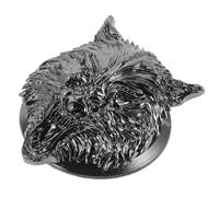 NUOBESTY Cubierta Metálica para Botón de Arranque del Motor con Diseño de Cabeza de Animal, Instalación Sencilla y Ajuste Exacto para Adorno Interior de Coche