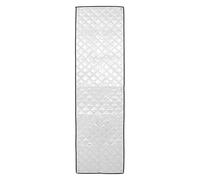 NUOBESTY Cubierta para Congelador Exterior 180x50 Cm, Manta Aislante de Aluminio de 3 Capas Ventosas, Protección contra Sol y Lluvia para Refrigeradores Tipo Arcón