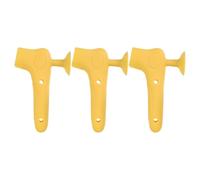 NUOBESTY Cubierta para Manija de Puerta Ventosa 3 Unidades Color Gris Protector de Seguridad Suave para Manillas en Oficina y Hogar