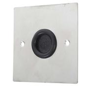 NUOBESTY Cubierta Placa de Salida de Acero Inoxidable, Placa de Interruptor de Luz, Plata, con Tornillos, para Interruptores y Enchufes No Utilizados, Decoración Estética y Fácil