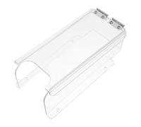 NUOBESTY Cubierta Protectora Resistente al Agua y para Cerradura Electrónica Control de Acceso por Huella y Teclado de Plástico Diseño Moderno de Puerta Exterior para Hogar