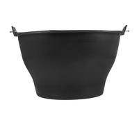 NUOBESTY Cubo de Obra Pequeño Anticaída Asa Cubo de Construcción Reforzado y Grueso de Goma Negro para Limpieza y Almacenamiento en Obra Apertura 30 Cm Alto 17,5 Cm Estilo Estilo Aleatorio