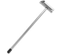 NUOBESTY Cuchara Color Aleatorio para Malvaviscos de Acero Inoxidable Diseño Ergonómico y Extremo Redondo, Accesorio Versátil para Máquinas de Algodón de Azúcar en Bares y Supermercados