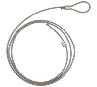 NUOBESTY Cuerda de Amarre de Alambre de Acero para Aro de Baloncesto Hebilla de Aluminio, Alta Resistencia y Fácil Instalación para Redes en Canchas Interiores y Exteriores
