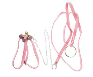 NUOBESTY Cuerda para Transportar Tortugas como Mascota Arnés de Gamuza Rosa Práctico para Evitar Pérdidas en Casa o Fiesta Color Aleatorio