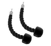 NUOBESTY Cuerda para tríceps de Nylon Resistente con Agarre Simple, 2 Piezas para Ejercicios de Fuerza en Sistema de poleas de Gimnasio en casa