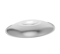 NUOBESTY de Lámpara para Poste Exterior Acero Inoxidable Protector Antióxido y Resistente al Agua para Bombillas Pantalla de Recambio para Farolas con Ventilación