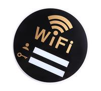 NUOBESTY Decoración De Señal Wifi Internet Letrero De Pared Wifi Señal De Placa Wifi Cartel De Pared De Acrílico Señal De Contraseña Wifi Señales Wifi Huésped Oficina Negocio