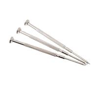 NUOBESTY Destornilladores Metálicos para Saxofón y Flauta 3 Piezas Resistentes al Desgaste y Ligeros en Color Plata para Mantenimiento de Instrumentos de Viento