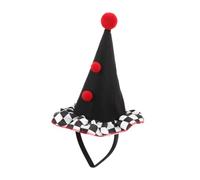 NUOBESTY Diadema de Personaje para Disfraz Festivo, Mini Sombrero Oscuro | Accesorio para Cabello, Ajuste Seguro y Cómodo, Diseño Vintage Color Block, para Adultos y Cosplay