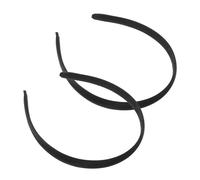 NUOBESTY Diademas Accesorios para Cabello de Terciopelo Negras Gruesas 2 Piezas Elegantes y Vintage para Mujeres y Niñas para Fiestas de Cumpleaños y Trabajo