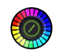 NUOBESTY Difusor de Aroma para Coche Clip para Rejilla de Ventilación Luz Ambiental LED Rgb Activada por Sonido Ambientador Divertido y Fresco para Automóviles Accesorio de Aromaterapia
