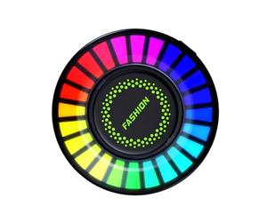 NUOBESTY Difusor de Aroma para Coche con Luces LED Rgb y Control de Voz, Ambientador Divertido con Diseño Único y Carga USB Tipo C para Atmósfera y Aromaterapia