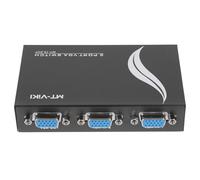 NUOBESTY Divisor Vga Salida Splitter Vga para Pc DVD y Monitor LCD Instalación Software Necesario de Dispositivos Pantalla Color Negro
