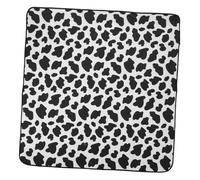 NUOBESTY Envoltura para Gatos Manta Estampado de Vaca para Cuidado y Alimentación Mediano Material Suave para Salón de Belleza y Hogar