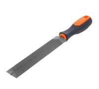 NUOBESTY Escofina para Alisar Madera para Carpintería Mango Ergonómico de Acero Lima Triangular y Lima de Sierra Acabado Cómodo y Preciso