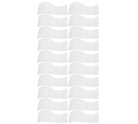 NUOBESTY Espátulas para Depilación de Plástico Transparentes 20 Unidades Aplicadores Reutilizables para Cera Corporal y Facial Raspadores Antiadherentes para Crema Depilatoria