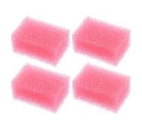NUOBESTY Esponjas de Maquillaje de Efectos Obsequios Rosa para Halloween y Actuaciones en Escenario, 4 Piezas, Esponja Suave y Ultra Realista para Cubrir Cejas