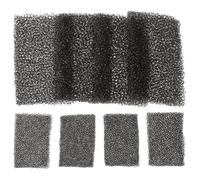 NUOBESTY Esponjas para Cicatrices de Maquillaje Halloween, 16 Piezas, Esponja Densa Negra 4x6x1 Cm, Segura y Práctica para Efectos Obsequios en Rostro y Cuerpo