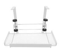 NUOBESTY Estante bajo Escritorio con Abrazadera: Cesta metálica para Debajo de la Mesa - Bandeja organizadora de Cables - Soporte Colgante para Escritorio de Oficina, Color