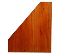 NUOBESTY Estantería Vintage de Madera Revistero Vertical Archivador para Escritorio Organizador de Escritorio para Revistas Oficina Hogar