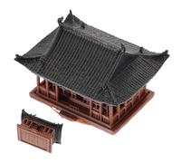 NUOBESTY Estatua de Pagoda Miniatura Estilo Zen Chino Decoración para Jardín Asiático Accesorio para Acuario Pequeño Adorno para Hogar y Oficina Fans de Miniaturas