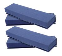 NUOBESTY Estuche Ligero Y Portátil para Pluma Estilográfica 4 Unidades Caja De Almacenamiento Caja Vacía para Lápices Soporte para Pluma Estilográfica Bolígrafos Lápices Negocios.