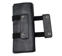 NUOBESTY Estuche Organizador de Tijeras para Peluquería de Piel Sintética PU Negro Compacto y Ligero para Herramientas de Barbería Bolsa de Almacenamiento Profesional para Viaje y Uso