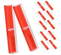 NUOBESTY Estuche para Bolígrafos Transparente De Plástico 12 Unidades Estuches De Obsequio Estuche para Lápices Almacenamiento para Estudiantes y Profesionales