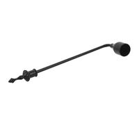 NUOBESTY Extintor de Velas de Metal Negro Mango Largo de 22 Cm, Accesorio Elegante y Vintage para Apagar Incendios en Casa o Cenas, Seguro y Funcional
