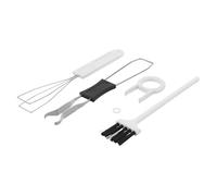 NUOBESTY Extractor de Teclas de Metal para Teclado Mecánico, Juego de 5 Piezas con Cepillo de Limpieza, Herramienta Desmontaje Switches, Mantenimiento y Reparación para Uso en Computadoras