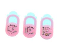 NUOBESTY Funda para Cámara Web de Cerdo para Ordenador y Teléfono 3piezas Protector de Privacidad Compacto y para Uso Decoración Rosa