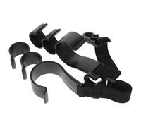 NUOBESTY Gancho para Paraguas Ajustable y Resistente para Coche Soporte para Bolso y Cascos Colgador Multifuncional para Reposacabezas Optimiza Espacio Maletero y Asiento Trasero