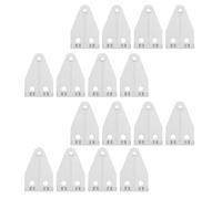 NUOBESTY Ganchos de Conexión para Persianas Venecianas 16 Piezas, Gancho Conector de Inclinación, Accesorio para Cortinas Venecianas, Compatible Varillas Estándar, Repuesto para Hogar