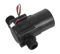 NUOBESTY Generador Hidráulico Compacto de Corriente Continua, Mini Generador de Agua con Turbina, Plástico Negro, Conexión Estándar de 1/2 Pulgada, Ángulo 180°, bajo Ruido, para Pruebas