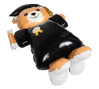 NUOBESTY Globo Gigante 3D de Oso para Fiestas de Graduación Decoración Temática para Interiores y Exteriores Tamaño 155X95 CM Paquete Independiente Adecuado para Fotos y Celebraciones