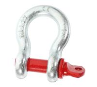 NUOBESTY Grillete de Anclaje Galvanizado 1/2 Pasador Roscado, Capacidad 2 Toneladas, Acero de Alta Resistencia, Antióxido, para Elevación Industrial y Manejo de Materiales