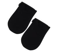 NUOBESTY Guante Autobronceador Negro Diseño Elegante y Material de Esponja para Aplicación sin Sol, Adecuado para Cuerpo y Manos, Resistente al Agua y Delicado