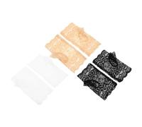 NUOBESTY Guantes de Encaje sin Dedos para conducción y montañismo 3 Pares con protección Solar UV y diseño cómodo para Mujer