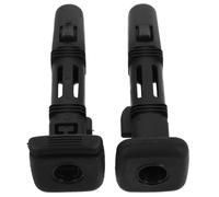 NUOBESTY Guía de Reposacabezas para Coche Ajustable Tubo de Inserción Plástico Duradero de 127 MM Set de 2 Unidades Compatible Postes Delanteros Accesorio para Reparación y Estabilidad