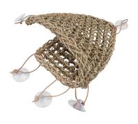 NUOBESTY Hamaca para Lagartos y Reptiles, Alfombra de Transpirable, Set 3 Piezas (triángulo, Cuadrado y 7 Ventosas), Cama para Mascotas Pequeñas y Terrarios, Uso Interior y Ejercicio