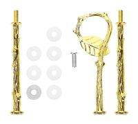 NUOBESTY Heavy Duty Cake Stand Holder Cupcake Stand Hardware Fittings Metal Mold Crown Holder Three Tiered Cake Stand Holder for DIY Making Tea Party Wedding