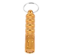 NUOBESTY Herramienta Perforadora de Cigarros Sacapuros Portátil de Metal, Dorada, para Uso al Aire Libre y Viajes, para Entusiastas del Cigarro y Principiantes