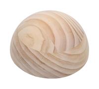 NUOBESTY Herramientas para Hacer Cerámica de Madera de Pino Beige, Molde Geométrico Semicircular para Proyectos Creativos de Cerámica y Modelado Rápido y Limpio