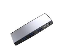 NUOBESTY Hub USB Multi Compatible con Surface Pro Estación de Acoplamiento con Indicadora de Transmisión para Expansión de Dispositivos